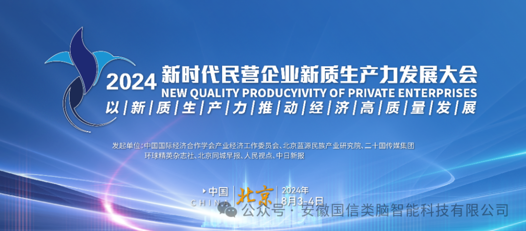 安徽尊龙时凯智能科技有限公司参加中国民营企业新质生产力发展论坛(图1)