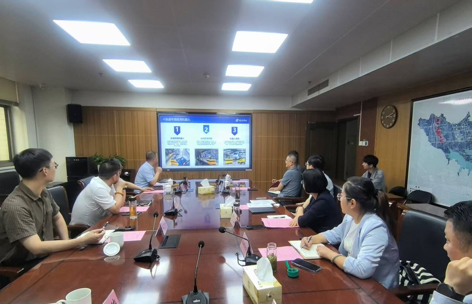 庐阳区与安徽尊龙时凯智能科技有限公司举行交流座谈会  共商合作发展(图4)