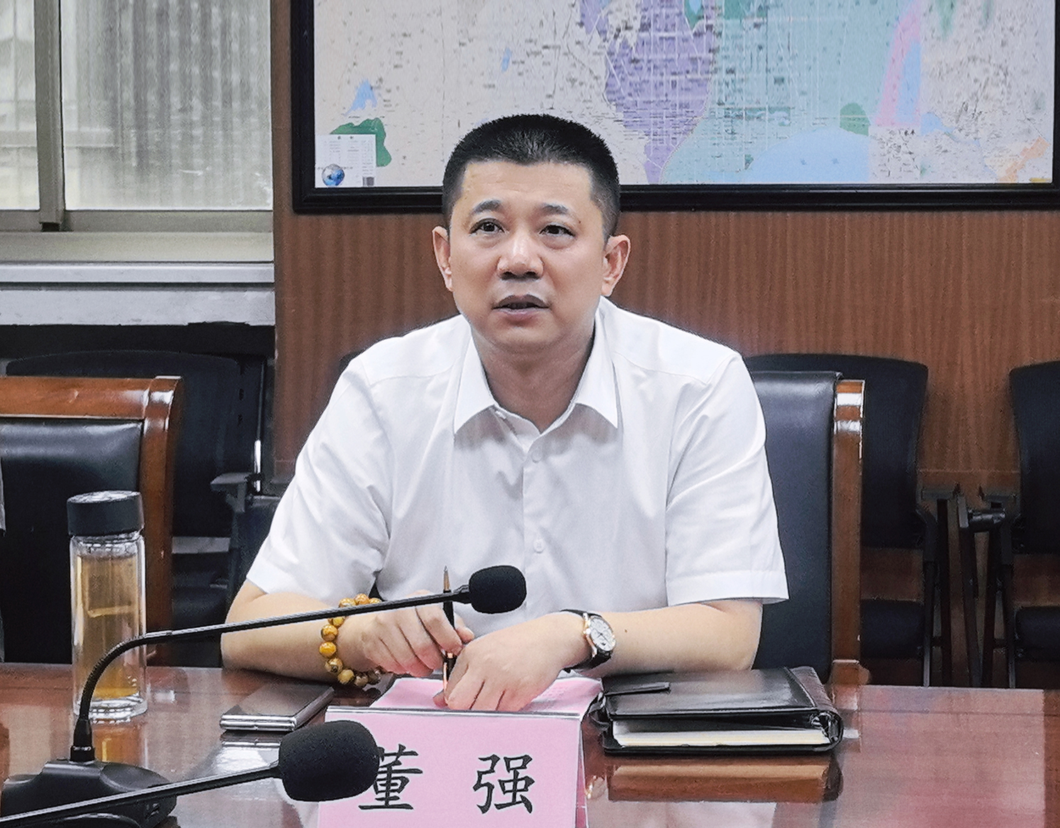 庐阳区与安徽尊龙时凯智能科技有限公司举行交流座谈会  共商合作发展(图3)